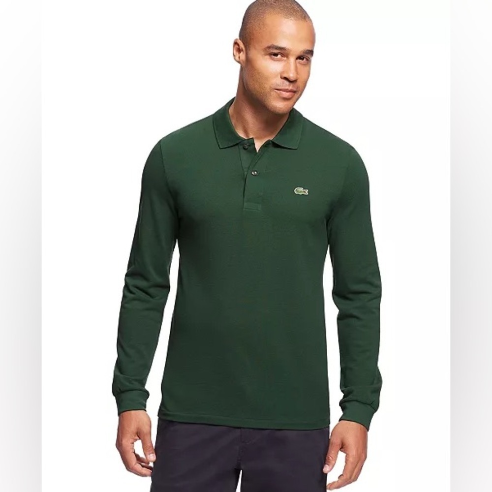 Sz various Lacoste
Men's Long Sleeve Pique Polo